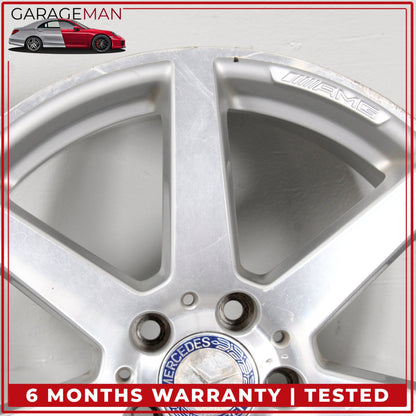 2012-2015 Mercedes W204 C250 Rear 7 Spoke Wheel Rim 8.5JX18H2ET54 2044019902 OEM