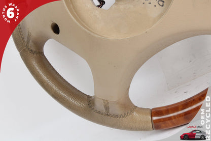 2003-2009 Mercedes W219 CLS550 Front Left Steering Wheel Wood Beige Wood OEM