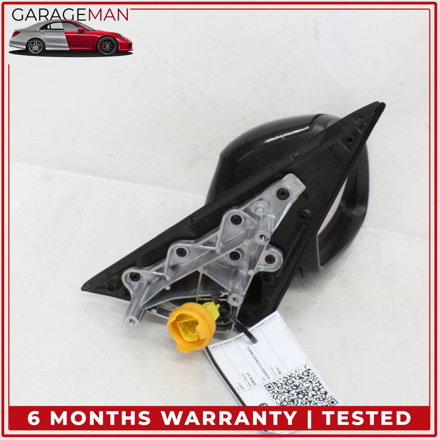 2014-2017 BMW X3 F25 Front Right Side Door Rear View Mirror Black 7395218 OEM