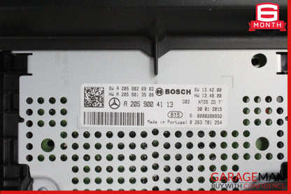15-19 Mercedes W205 C300 Front Dash Navigation Display Screen Monitor Unit OEM