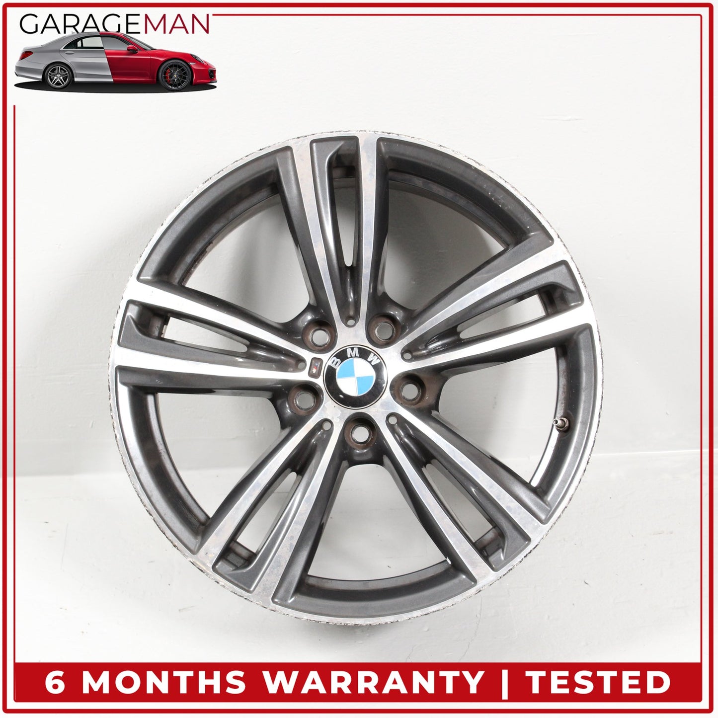 2012-2020 BMW 428i 430i 320i 335i Rear Wheel Rim 8.5JX19H2 IS47 7852494 OEM