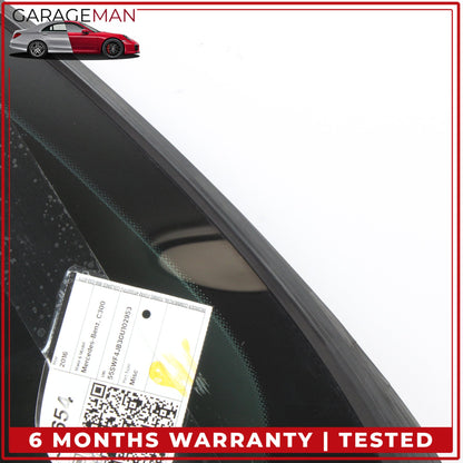 2015-2021 Mercedes-Benz C300 W205 Rear Left Door Fixed Window Glass A2057300555 OEM