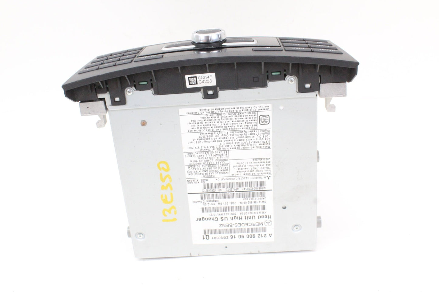 2012-2013 Mercedes-Benz E350 W212 Head Unit Navigation Command Comand CD Audio 2129009016