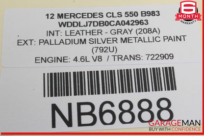12-18 Mercedes W218 CLS550 CLS400 Roof Curtain Air Bag Left Driver Side OEM