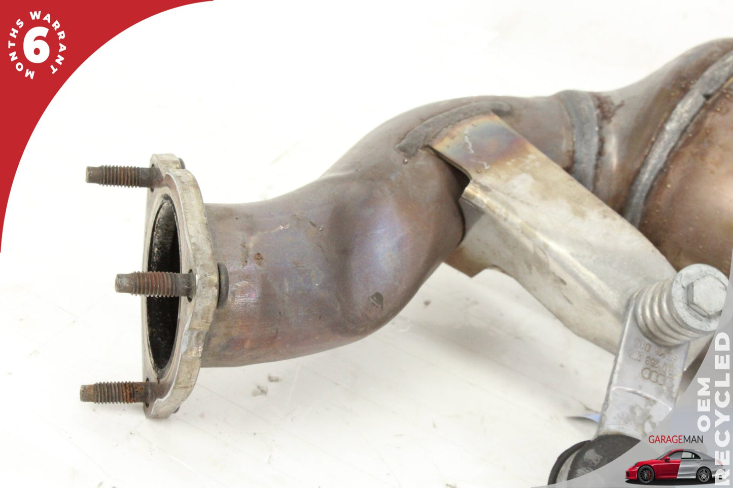 2012-2015 Audi A6 A7 A8 Right Passenger Side Exhaust Downpipe 4G0254252K OEM