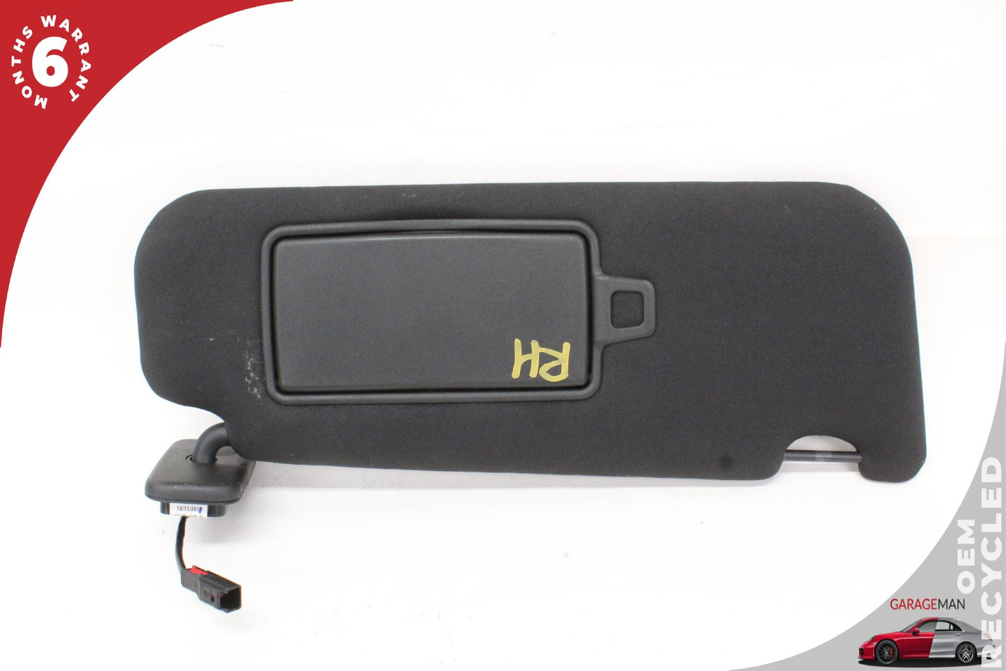 2016-2020 Jaguar XF X260 Front Right Side Sun Visor Black 4U5A00014AB OEM