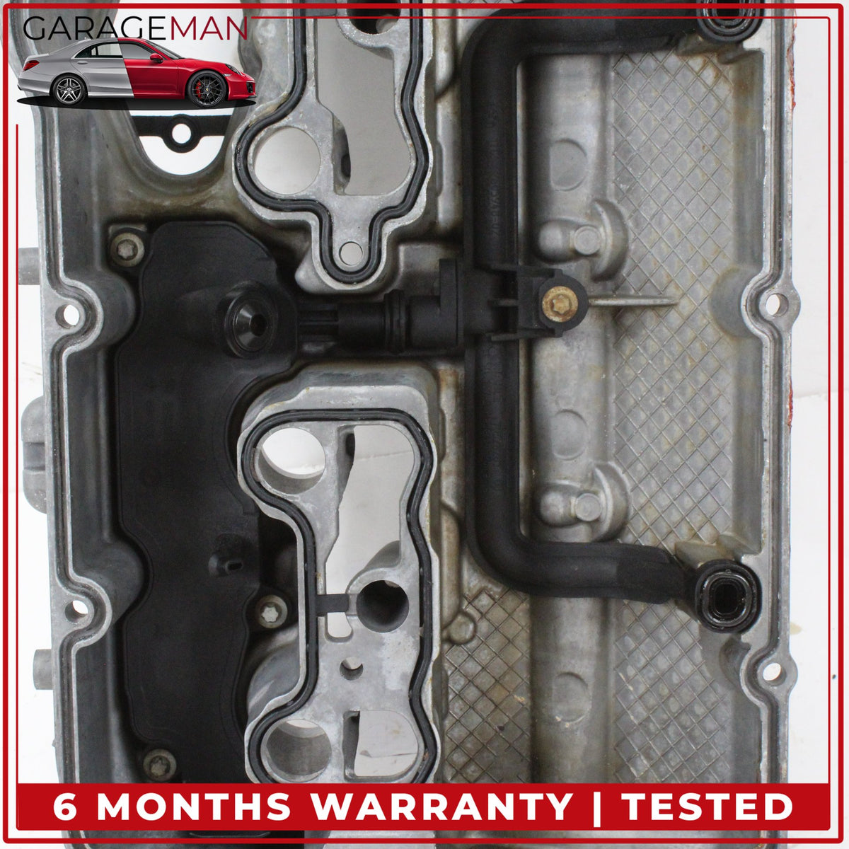 2013-2019 BMW 650i F06 Sedan Engine Left Side Cylinder Head Valve Cover 7636612 OEM