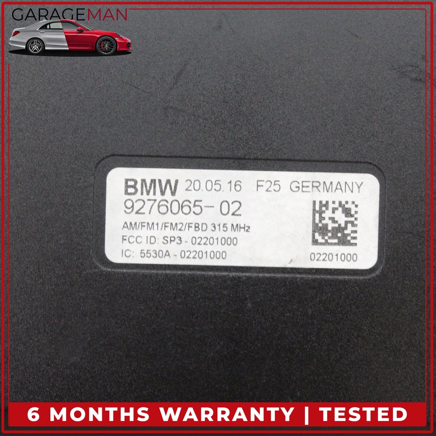 2011-2017 BMW X3 F25 Antenna Amplifier AMP Diversity Control Module 9276065 OEM