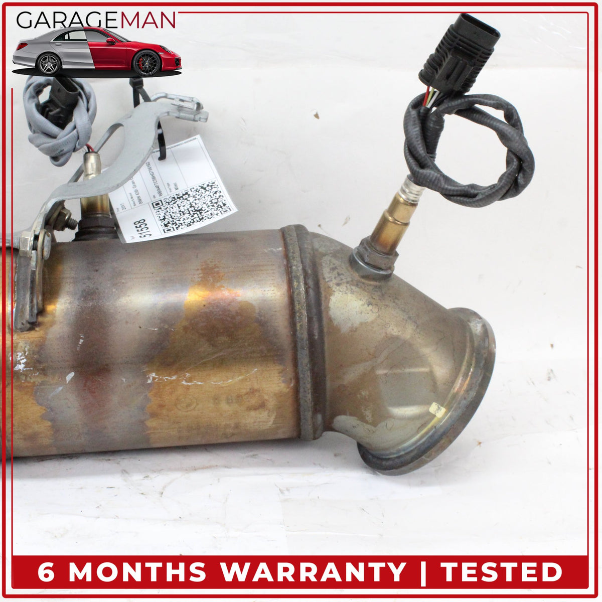 2017-2020 BMW 430i Gran Coupe Sedan Exhaust Downpipe Down Pipe 8669216 OEM