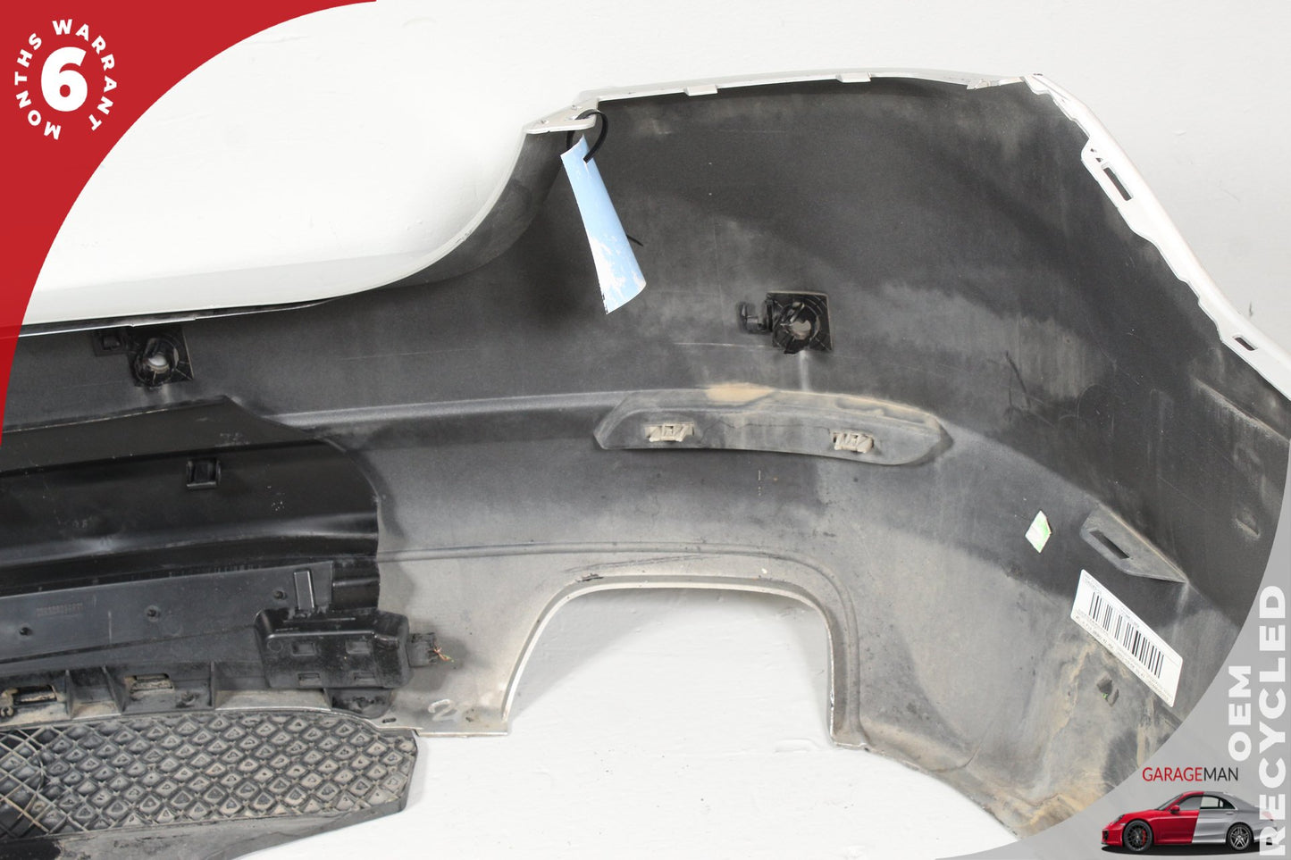 2011-2013 BMW 550i F10 Sedan Rear Bumper Cover 7238520 Titansilber Metallic