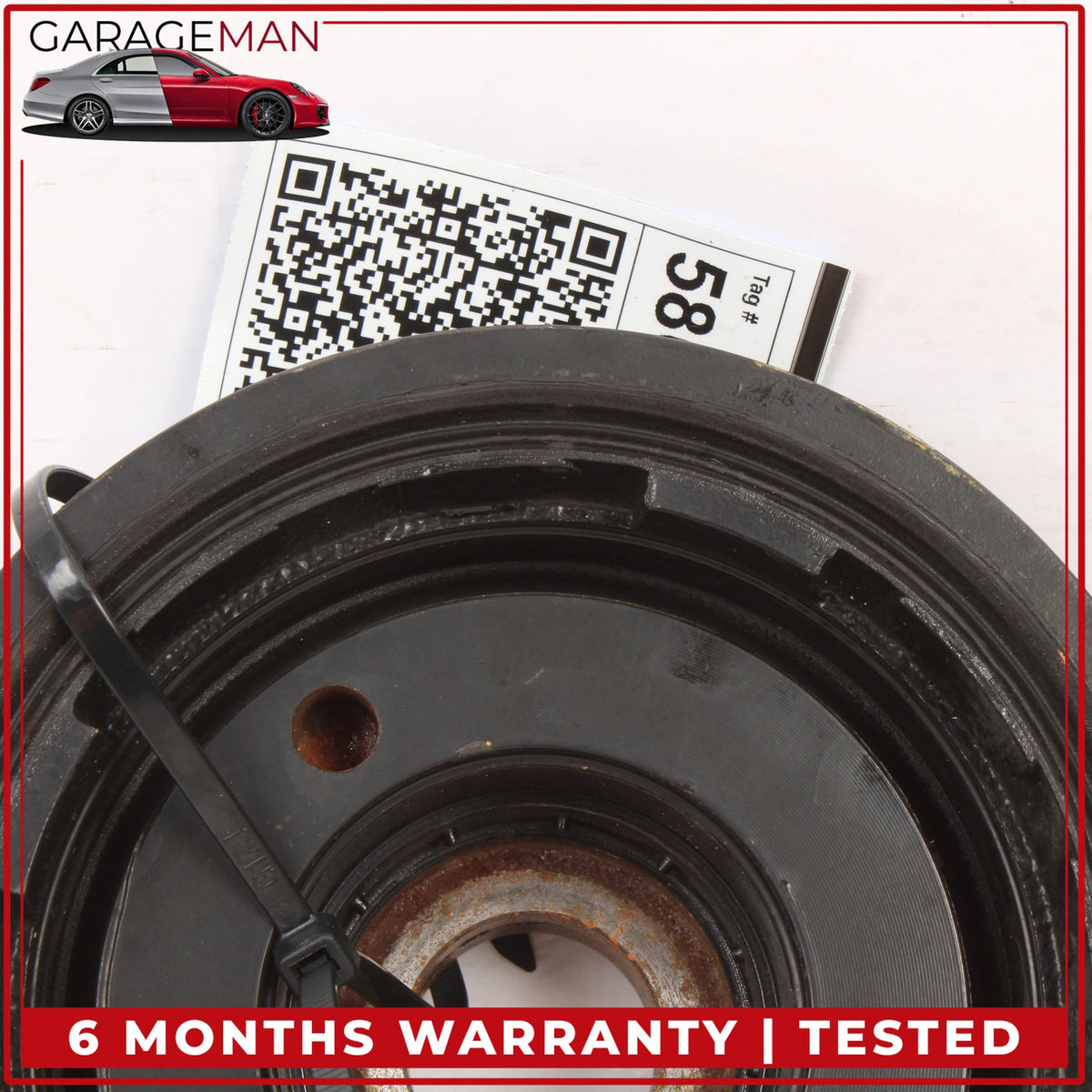 2005-2012 Mercedes W164 ML350 Engine Crankshaft Pulley Vibration Damper OEM