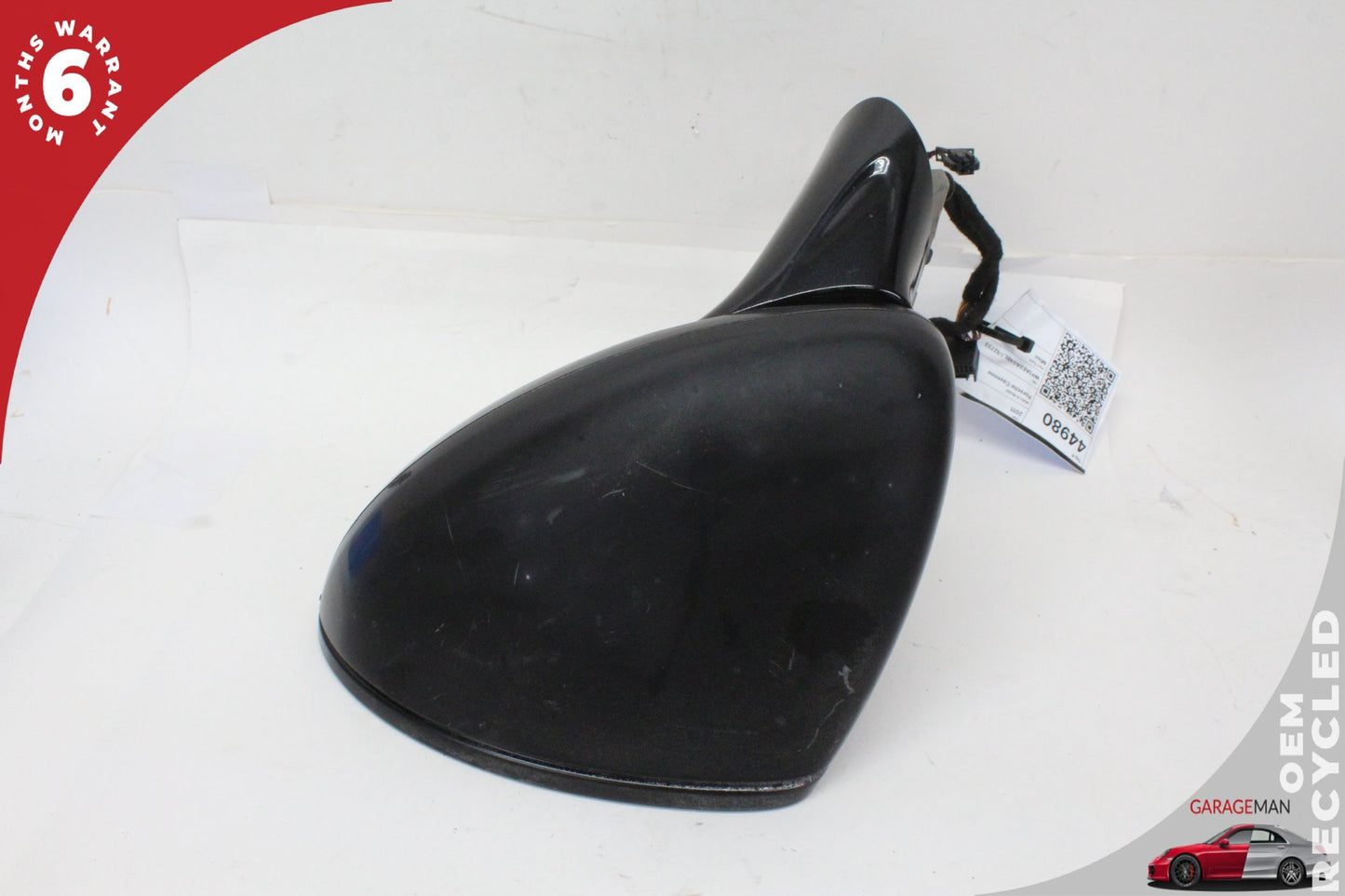 2011-2014 Porsche Cayenne 958 Front Left Side Door Rear View Mirror Black OEM