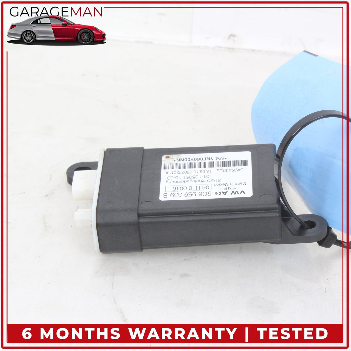 2012-2018 Audi A6 A7 Front Right Seat Occupant Detection Module 5C6959339B OEM