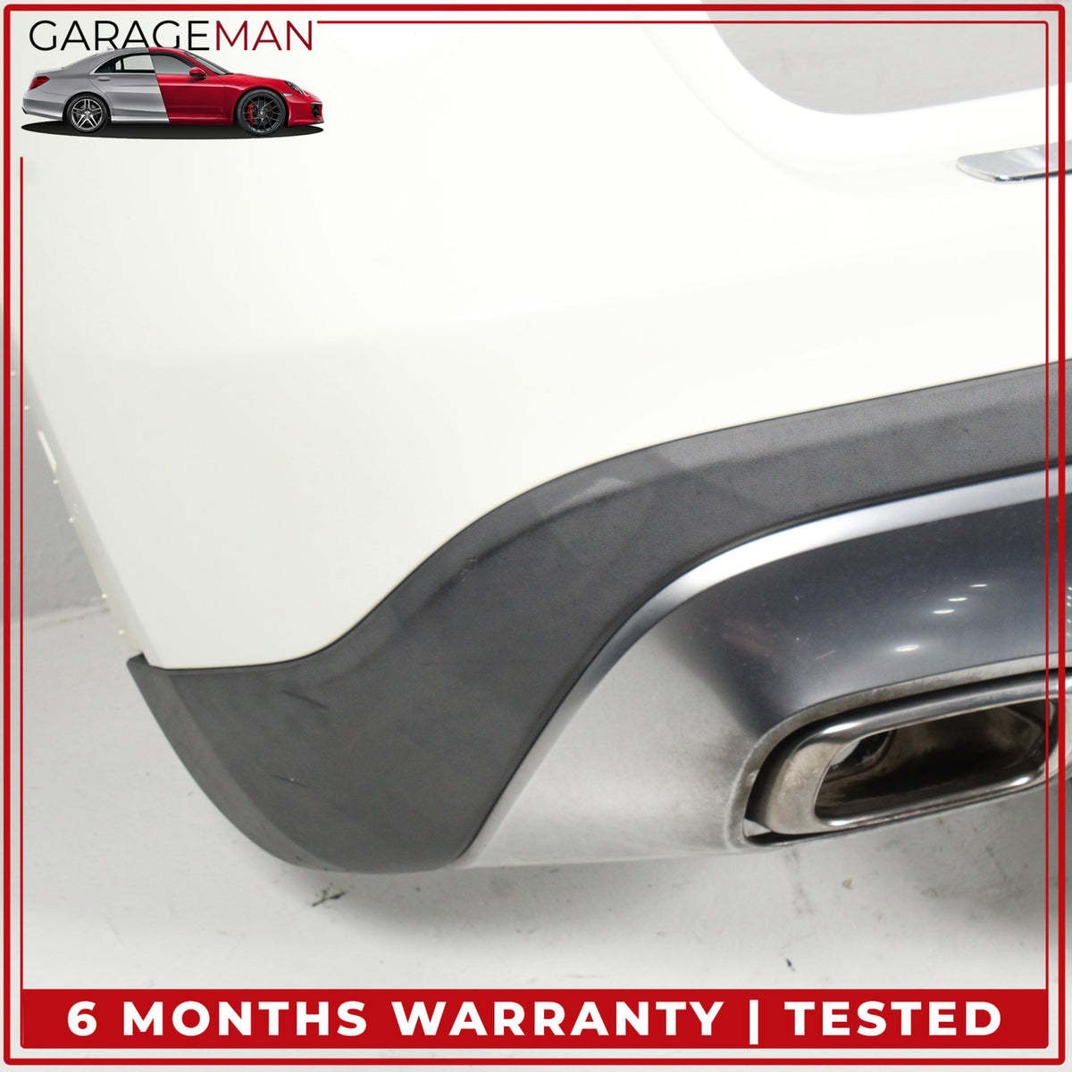 2015-2020 Mercedes X156 GLA250 Rear Bumper Cover Panel Calcite White OEM