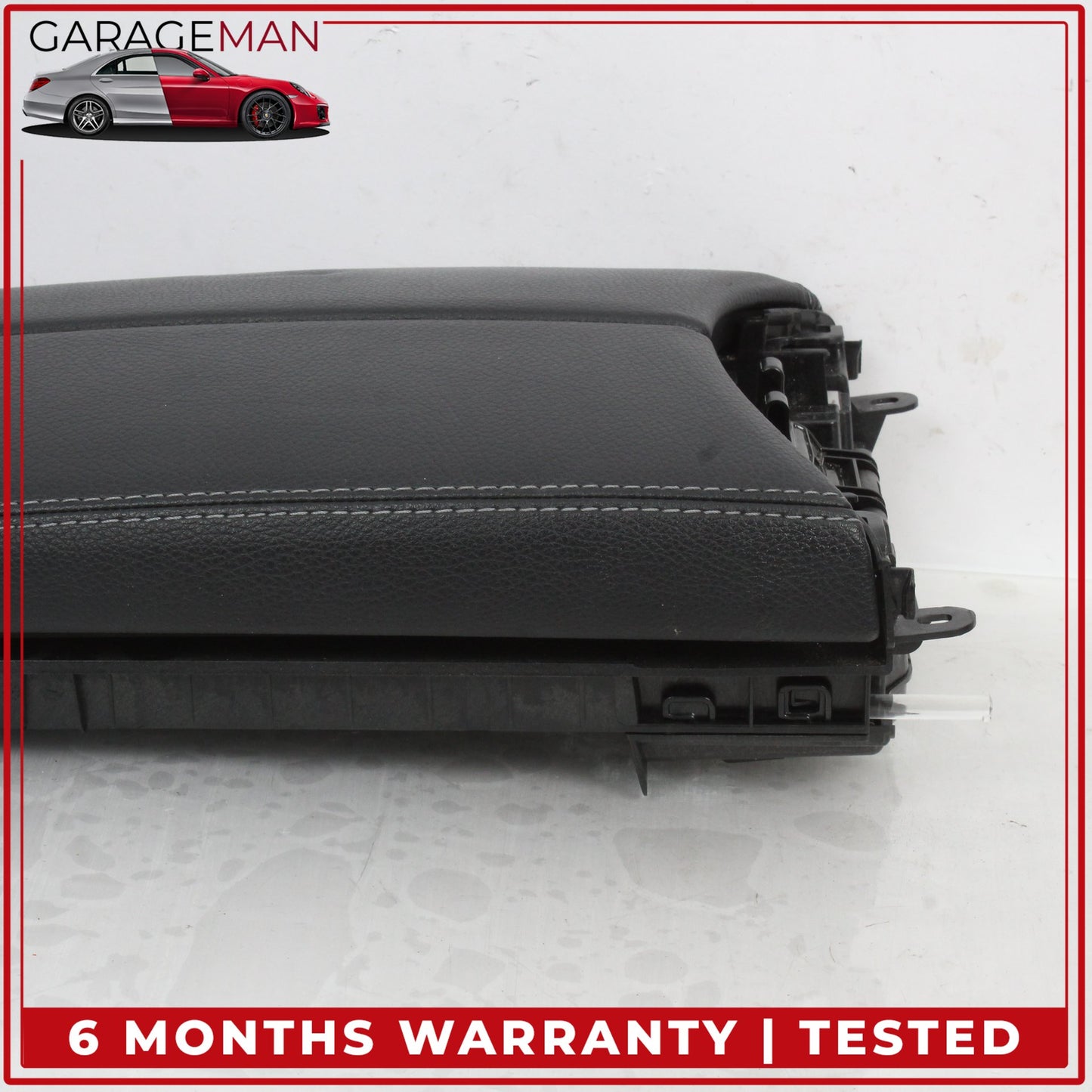 2015-2020 Mercedes W205 C300 Front Center Console Arm Rest Armrest Black OEM