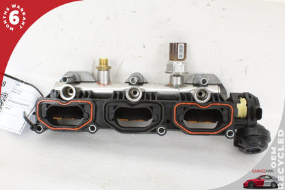 2011-2018 Audi Q7 Porsche Cayenne 958 Left Lower Intake Manifold w/ Bracket OEM