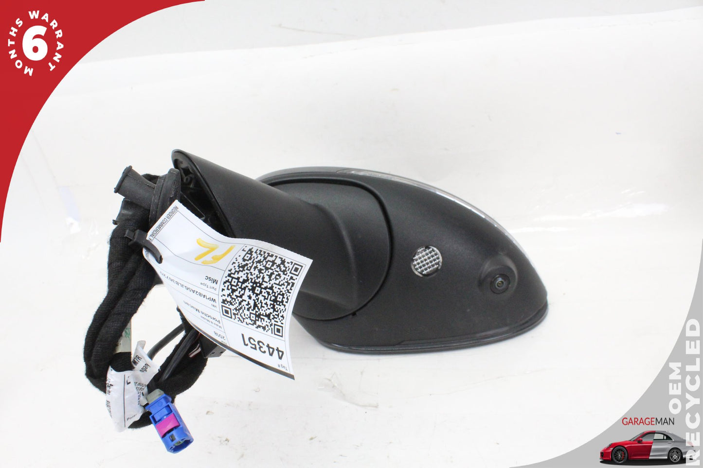 2015-2018 Porsche Macan 95B Left Rear View Door Mirror w/ Blind Spot and Camera