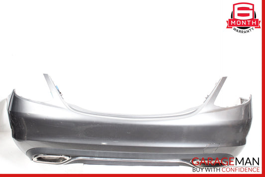 2015-2018 Mercedes W205 C300 C400 Sedan Base Rear Bumper Cover Assembly Gray OEM