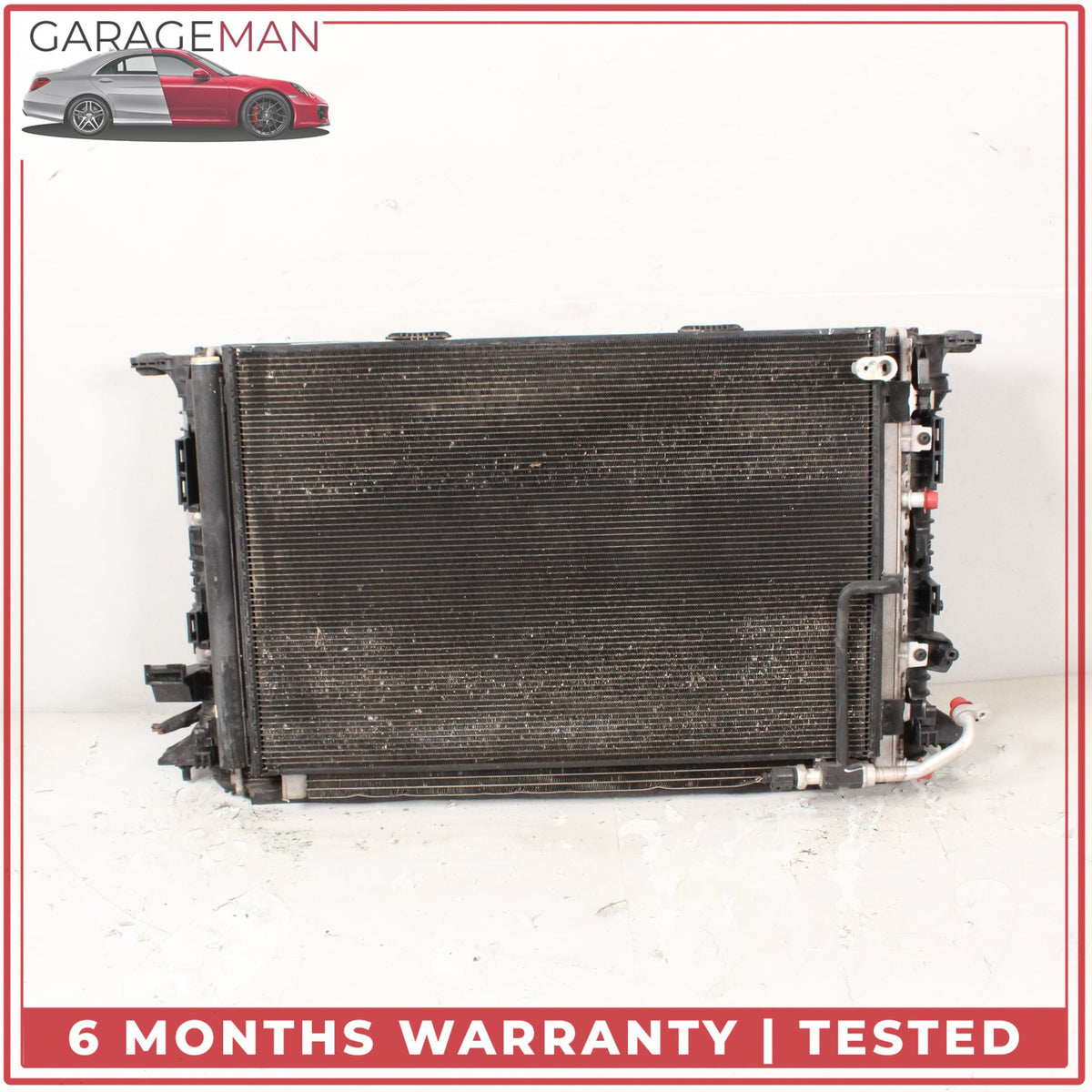 2011-2018 Audi A8 D4 Engine Radiator Cooling Fan Motor Assembly 4H0121003M OEM