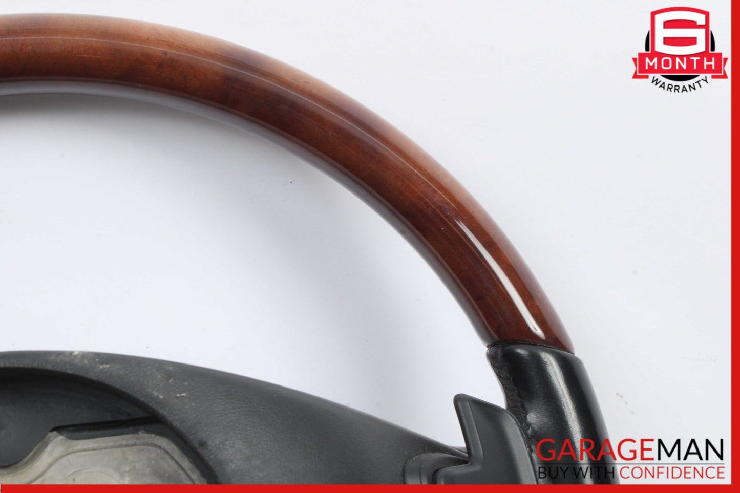 2010-2014 Mercedes-Benz S550 W221 Steering Wheel Wood Trim Black 2219063800 OEM