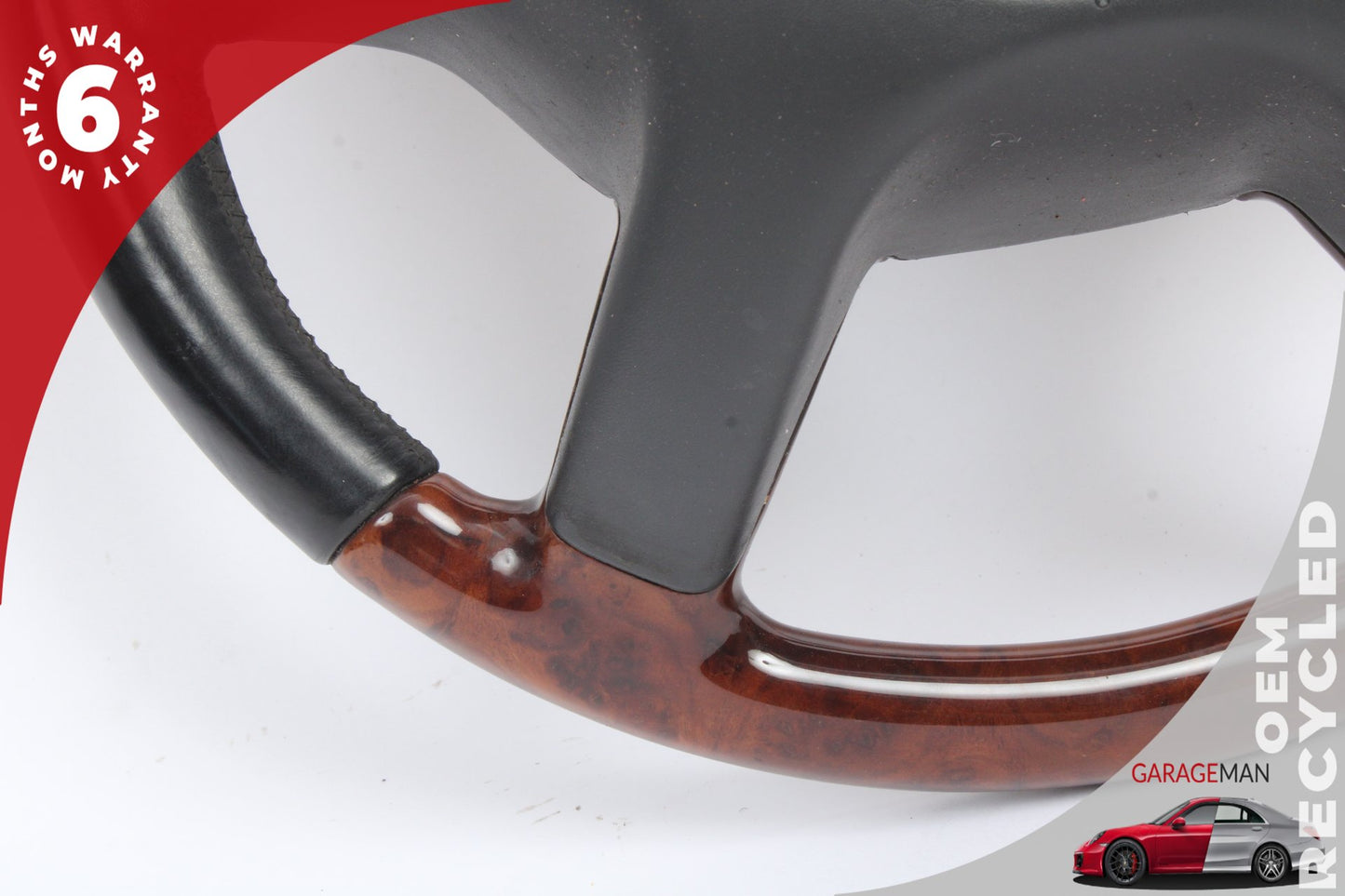 2007-2010 Mercedes W221 S550 Steering Wheel w/ Paddle Shifters Wood OEM