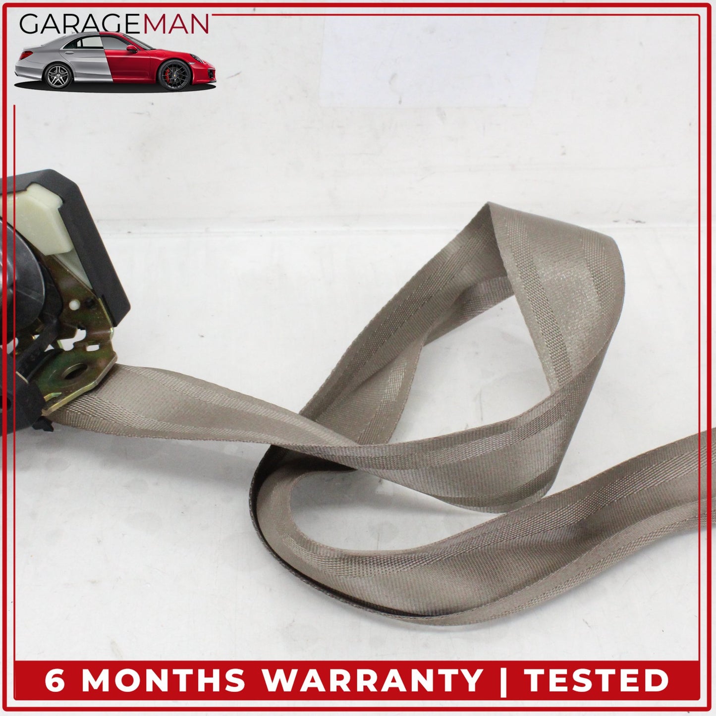 1997-2003 Jaguar XK8 XKR Rear Left or Right Side Seat Belt Retractor Beige OEM