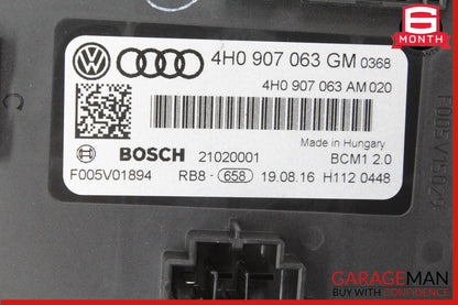 2012-2018 Audi A6 A7 On Board Supply Body Control Module 4H0907063GM OEM