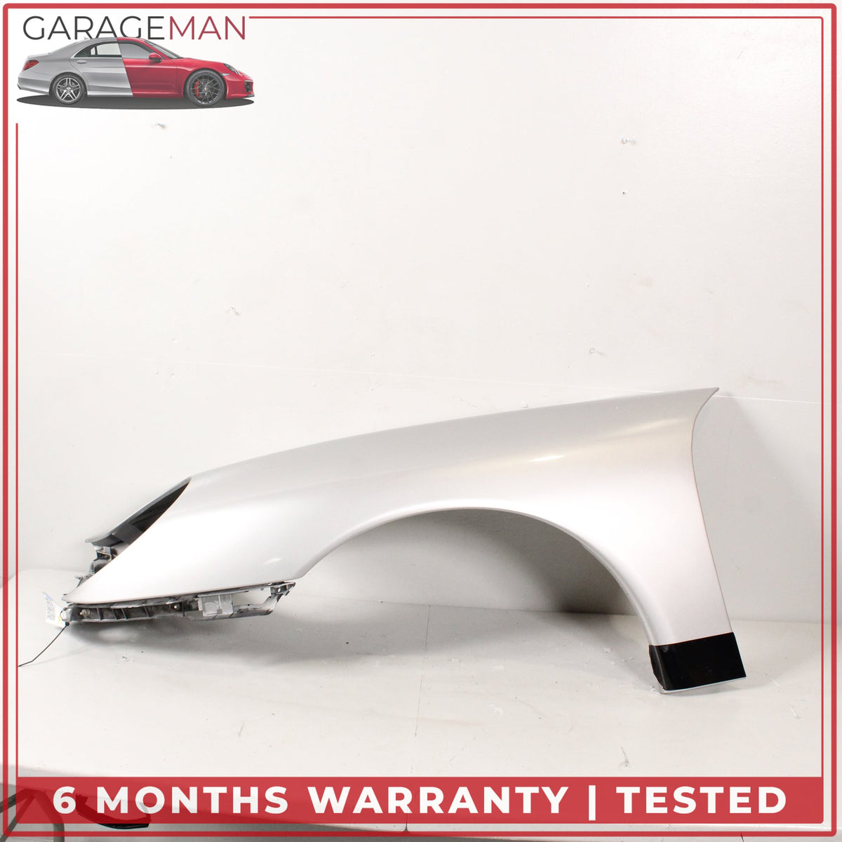1997-2004 Porsche 911 Carrera Front Left Fender Panel Arctic Silver Metallic OEM