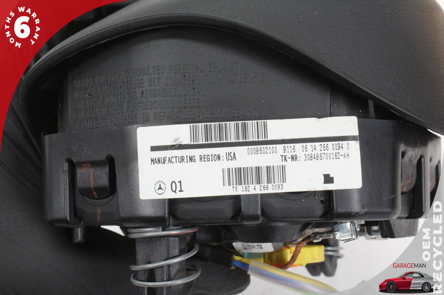 2015-2018 Mercedes W205 C300 C400 C350e Steering Wheel Airbag 0008603103 OEM