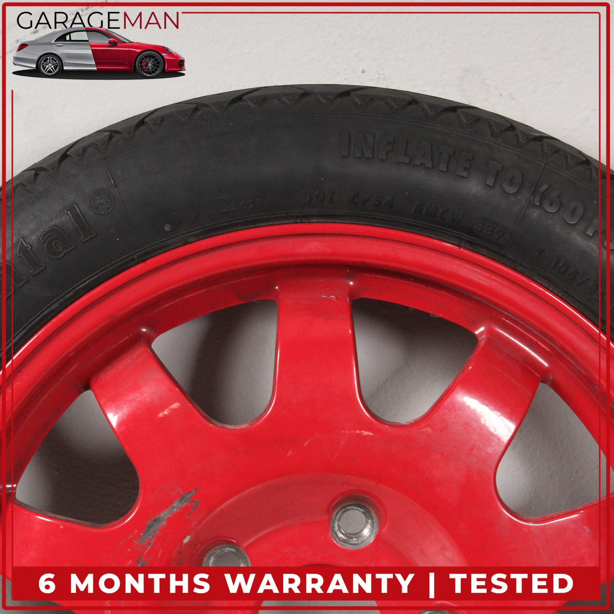 1997-2005 Porsche 911 Carrera 996 Emergency Spare Tire Wheel Donut Rim OEM