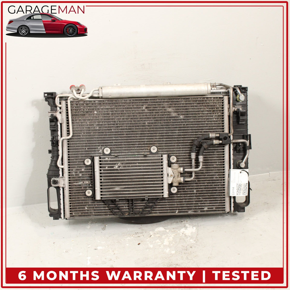 2003-2009 Mercedes W219 CLS550 E350 Engine Radiator Cooling Fan Motor Assy OEM