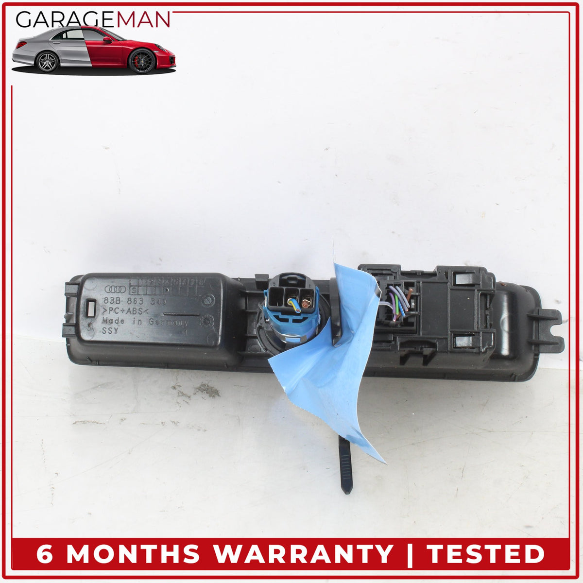 2019-2025 Audi Q3 Electric Parking Brake Control Switch w/ Trim 83B863349 OEM