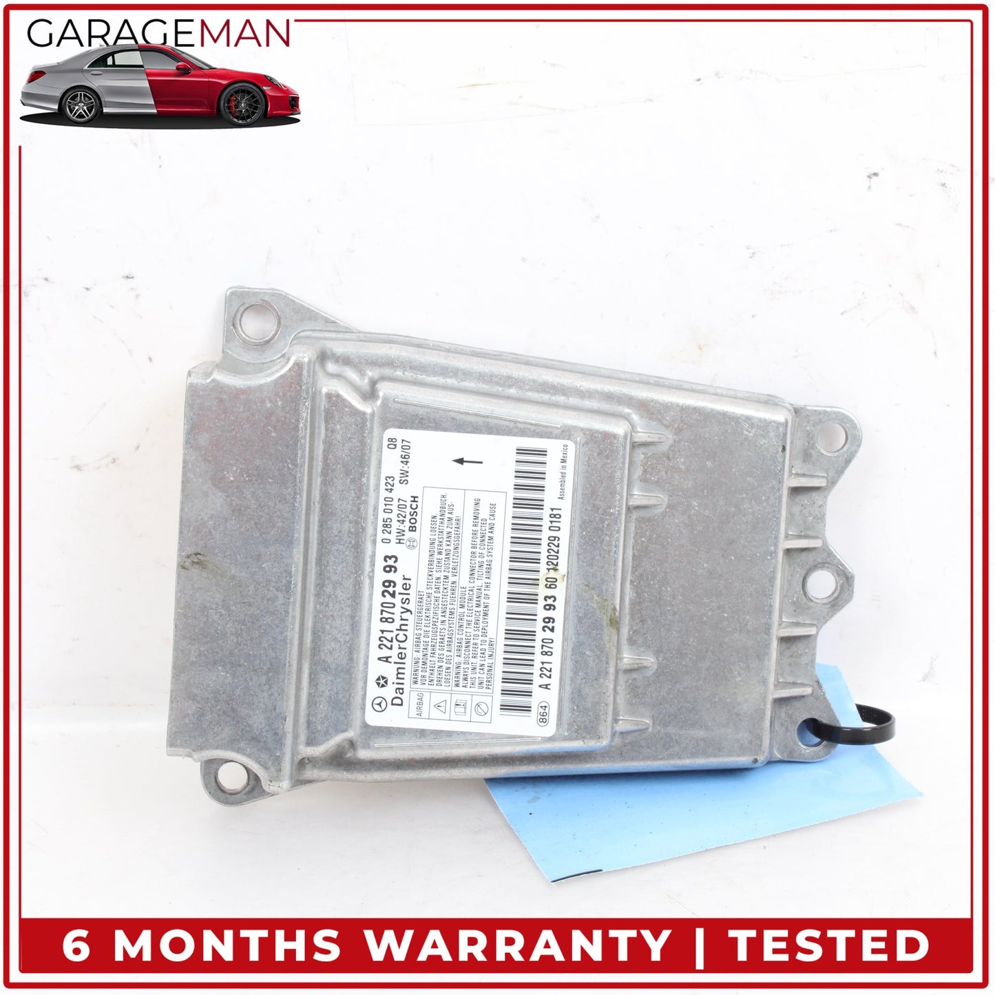 2007-2014 Mercedes W216 CL550 S550 Airbag Air Bag Sensor SRS Control Module OEM