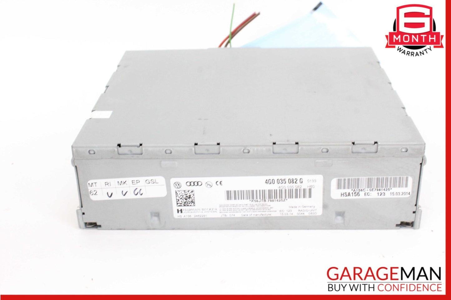 2012-2018 Audi RS5 8T Convertible Audio Radio Receiver 4G0035082G