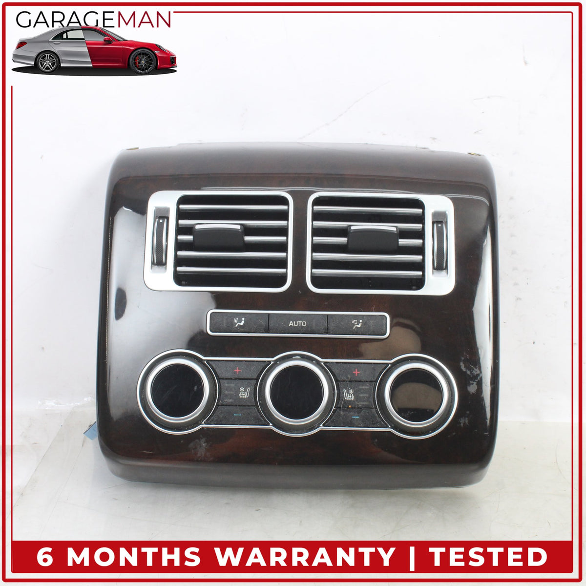 2013-2017 Range Rover L405 Rear Center Console Air Vent Trim w/ Switch OEM