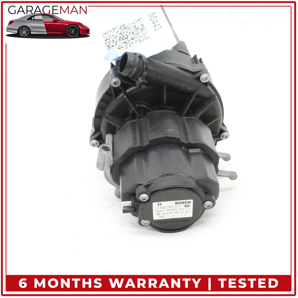 1998-2008 Mercedes R129 SL500 E500 Secondary Air Smog Pump Emission Control OEM