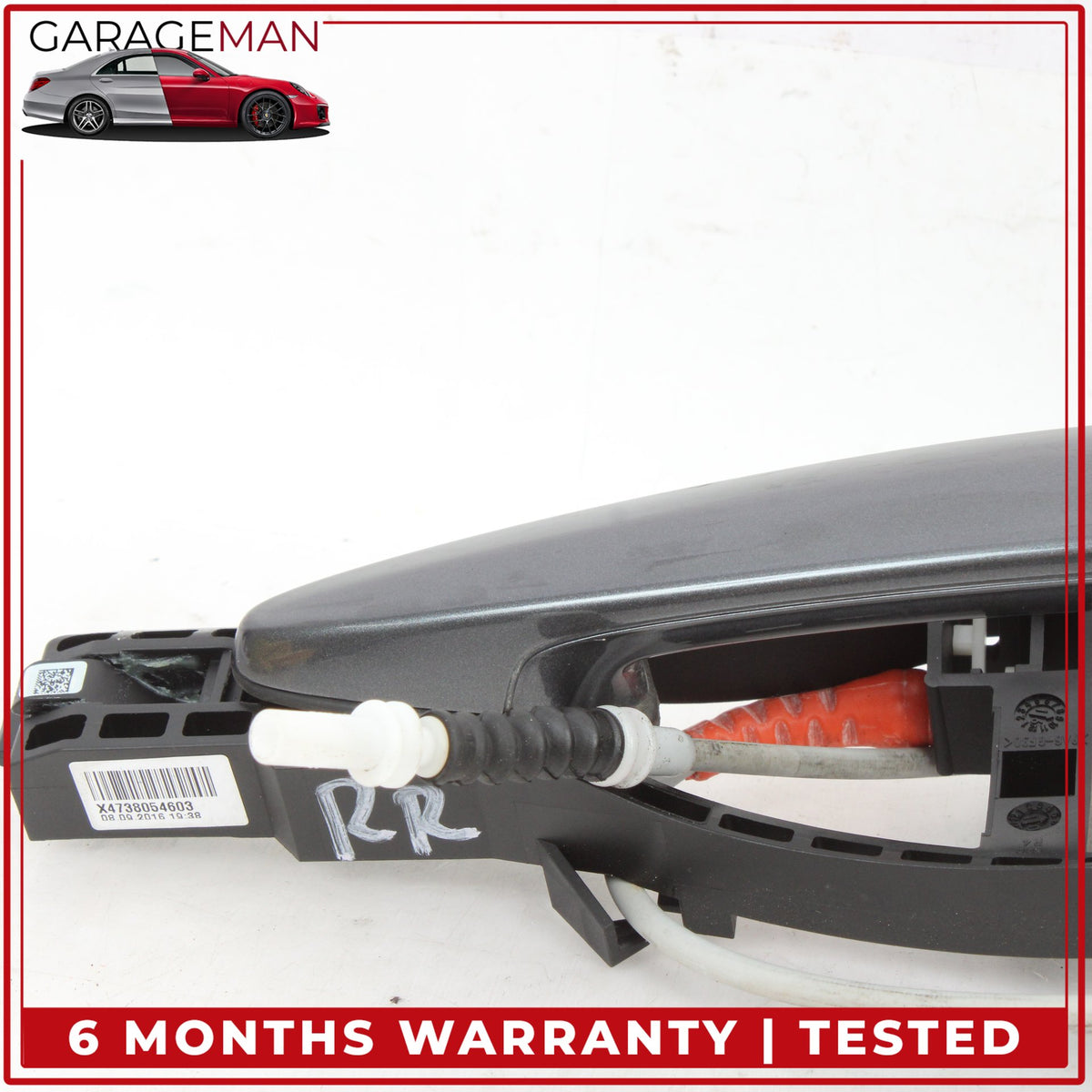 2014-2020 BMW 430i Gran Coupe Rear Right Side Exterior Door Handle Gray OEM