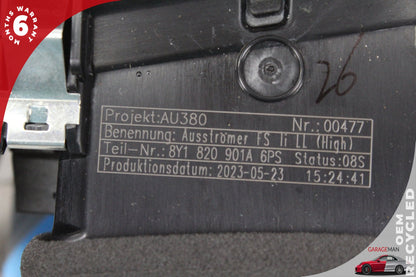 2022-2024 Audi A3 S3 RS3 Front Left Outer Dash AC A/C Air Vent 8Y1820901A OEM