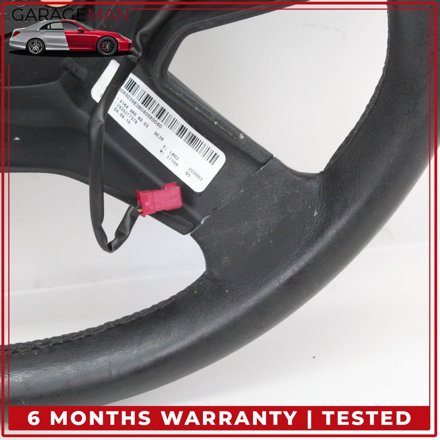 2009-2013 Mercedes W164 ML350 Steering Wheel w/ Paddle Shifters 1644606903 OEM