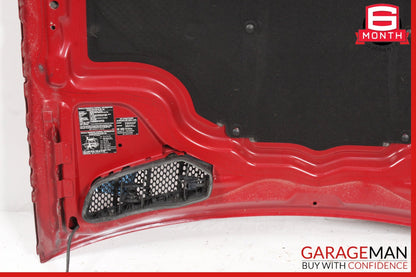 2003-2008 Mercedes R230 SL500 SL55 AMG SL550 Hood Cover Panel Assembly Red OEM