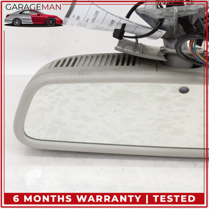 2006-2011 Mercedes W219 CLS550 Front Upper Windshield Rear View Mirror Gray OEM