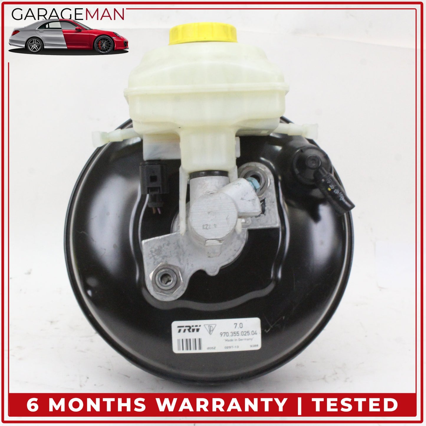 2010-2016 Porsche Panamera 970 Power Brake Booster Master Cylinder OEM