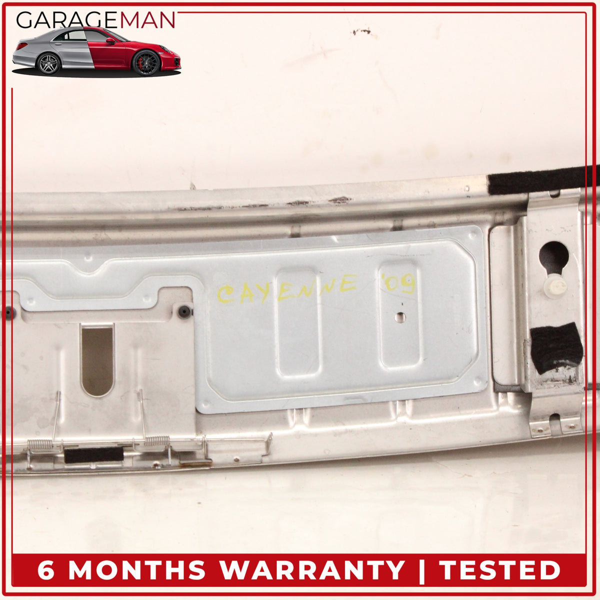 2003-2010 Porsche Cayenne 955 957 Rear Trunk Cargo Sill Scuff Plate Chrome OEM