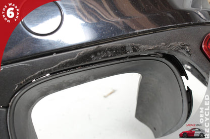 2011-2014 Porsche Cayenne 958 S Hybrid Rear Bumper Cover 95850541110 Jet Black Metallic