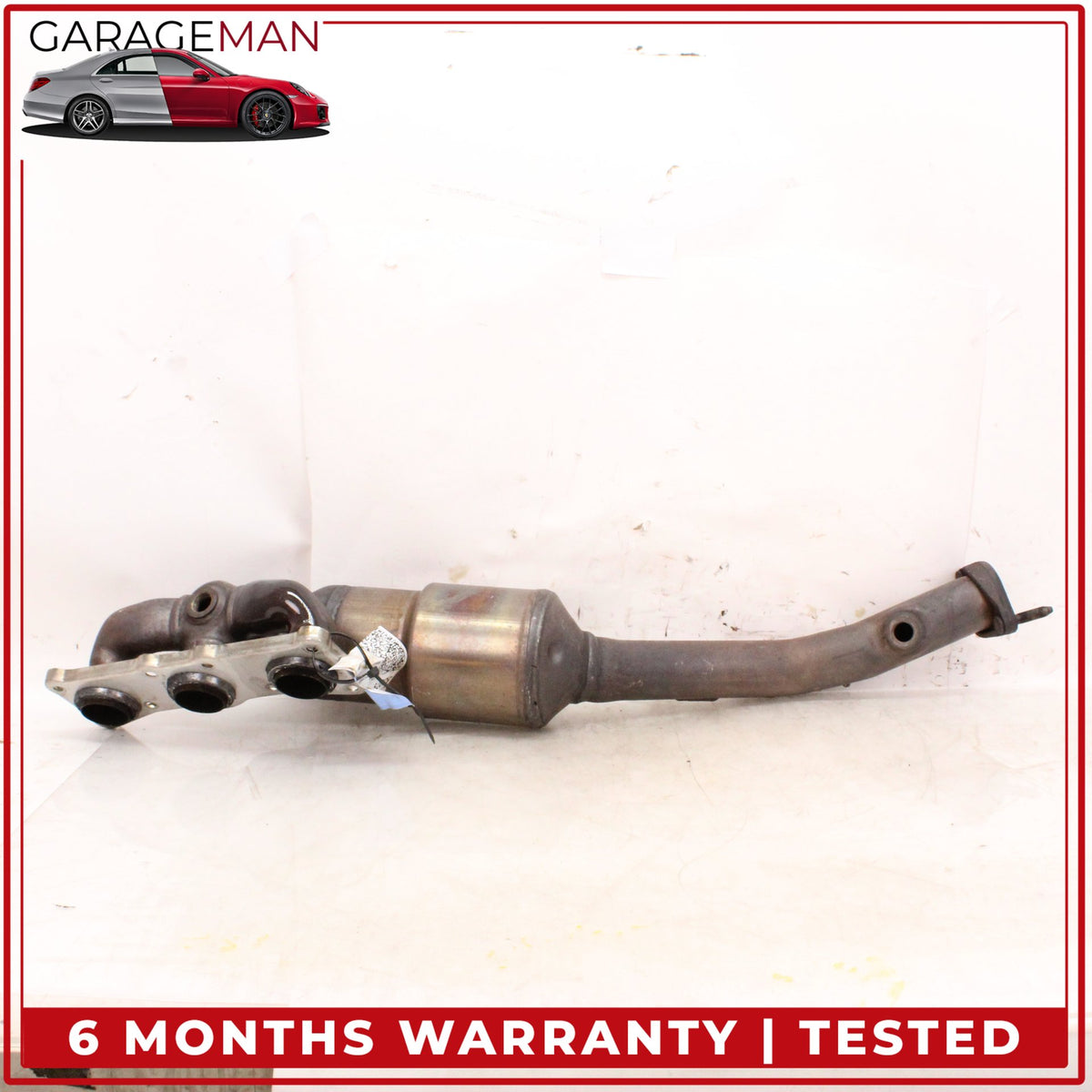 2007-2010 BMW X5 E70 Exhaust Manifold Downpipe Cylinder 1-3 7558769 OEM