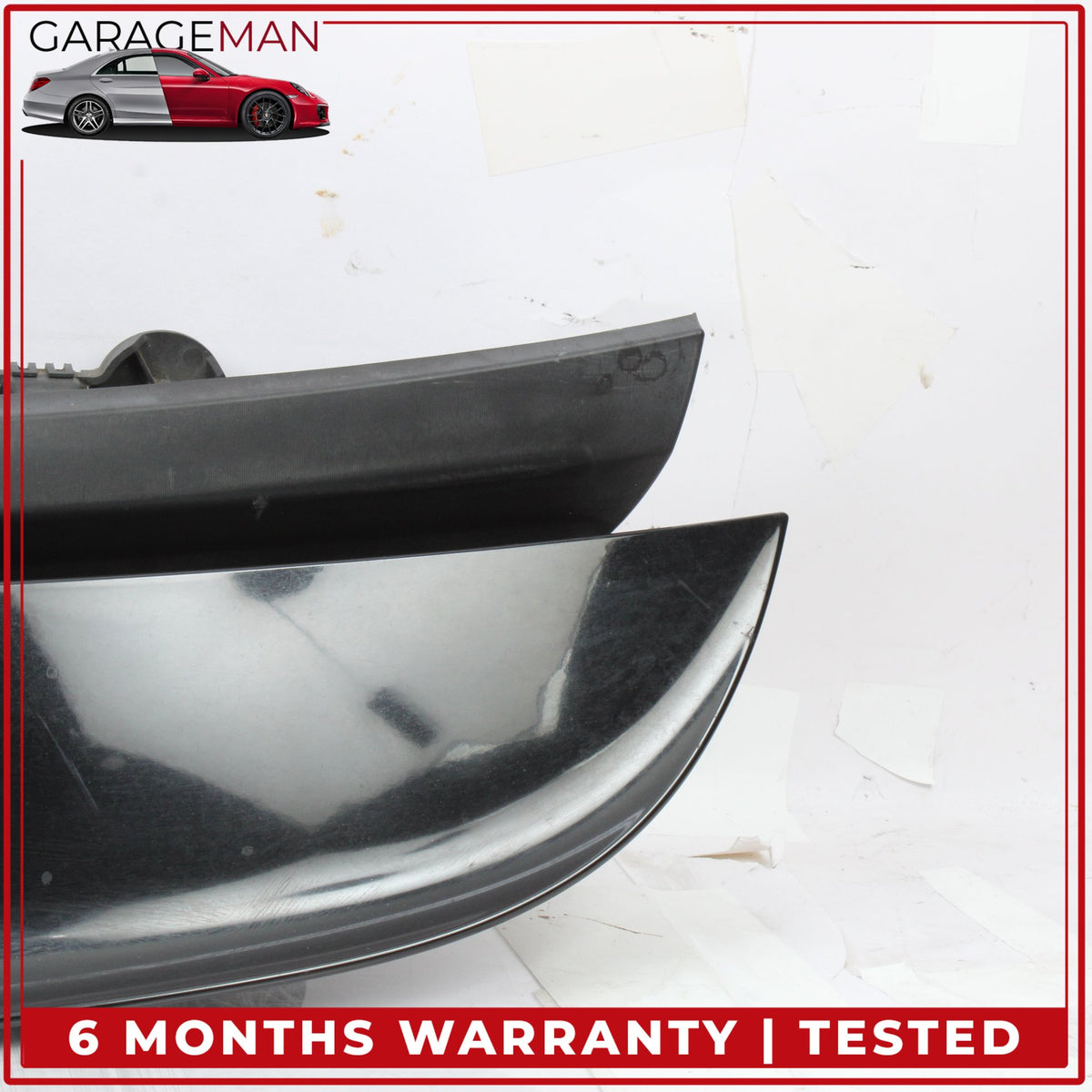 2010-2013 Porsche Panamera 970 Rear Tailgate Trunk Lid Spoiler Wing Black OEM