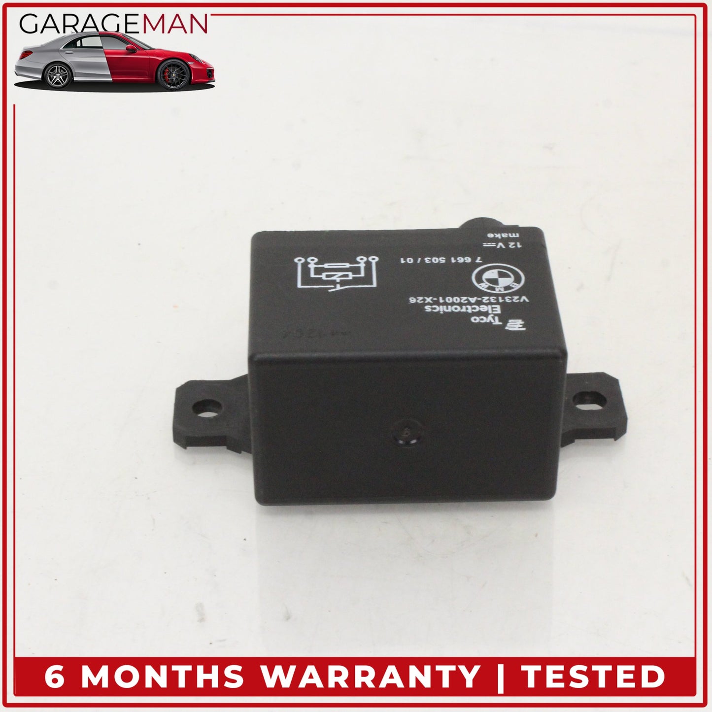 2011-2016 BMW 550i Engine Motor Radiator Cooling Fan Relay Module 7661503 OEM