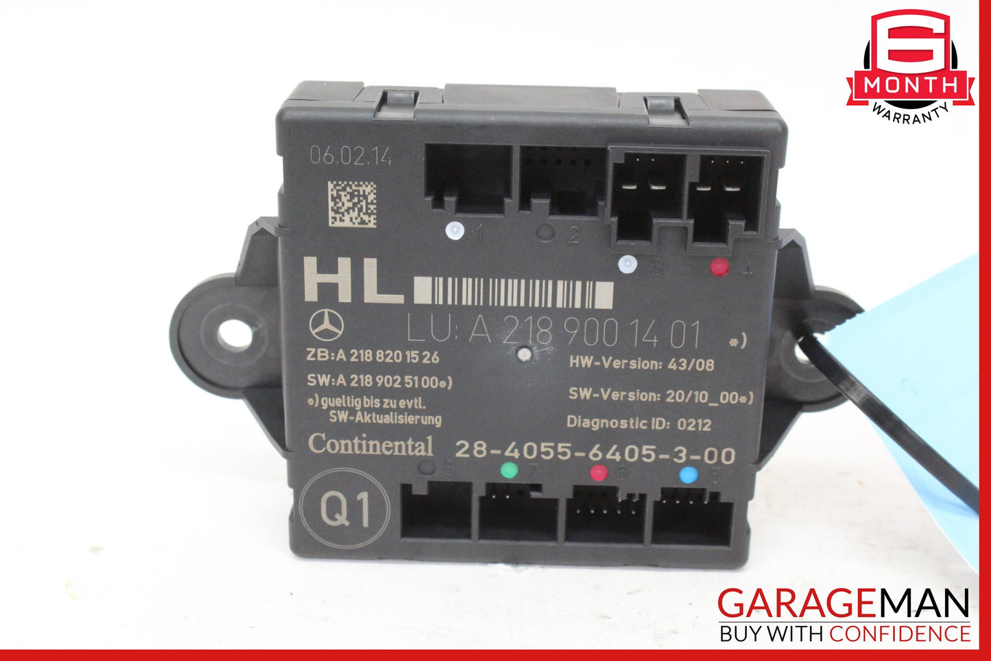 2008-2018 Mercedes W204 C250 Rear Left Driver Side Door Control Module Unit OEM