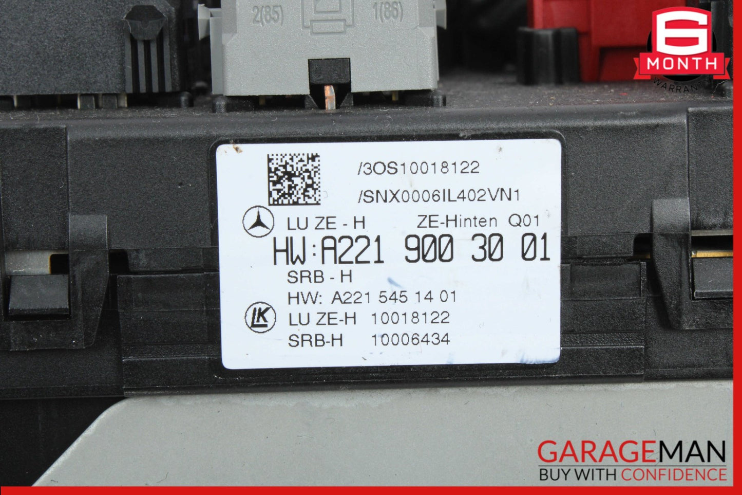 2010-2013 Mercedes-Benz S550 W221 Rear Fuse Box Relay Control 2219003001 OEM
