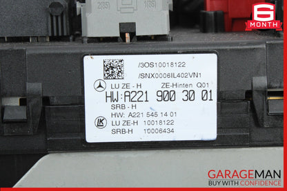 2010-2013 Mercedes-Benz S550 W221 Rear Fuse Box Relay Control 2219003001 OEM